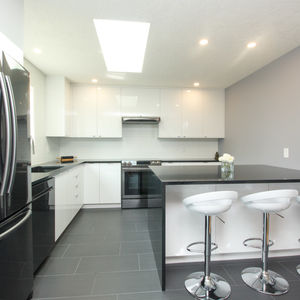 a refreshed kitchen renovated by newfoundland based interior designer samantha thorne of heart and home design co