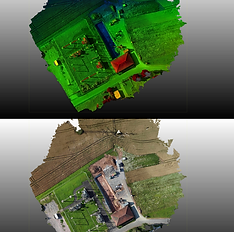 DGM und Orthophoto im Vergleich