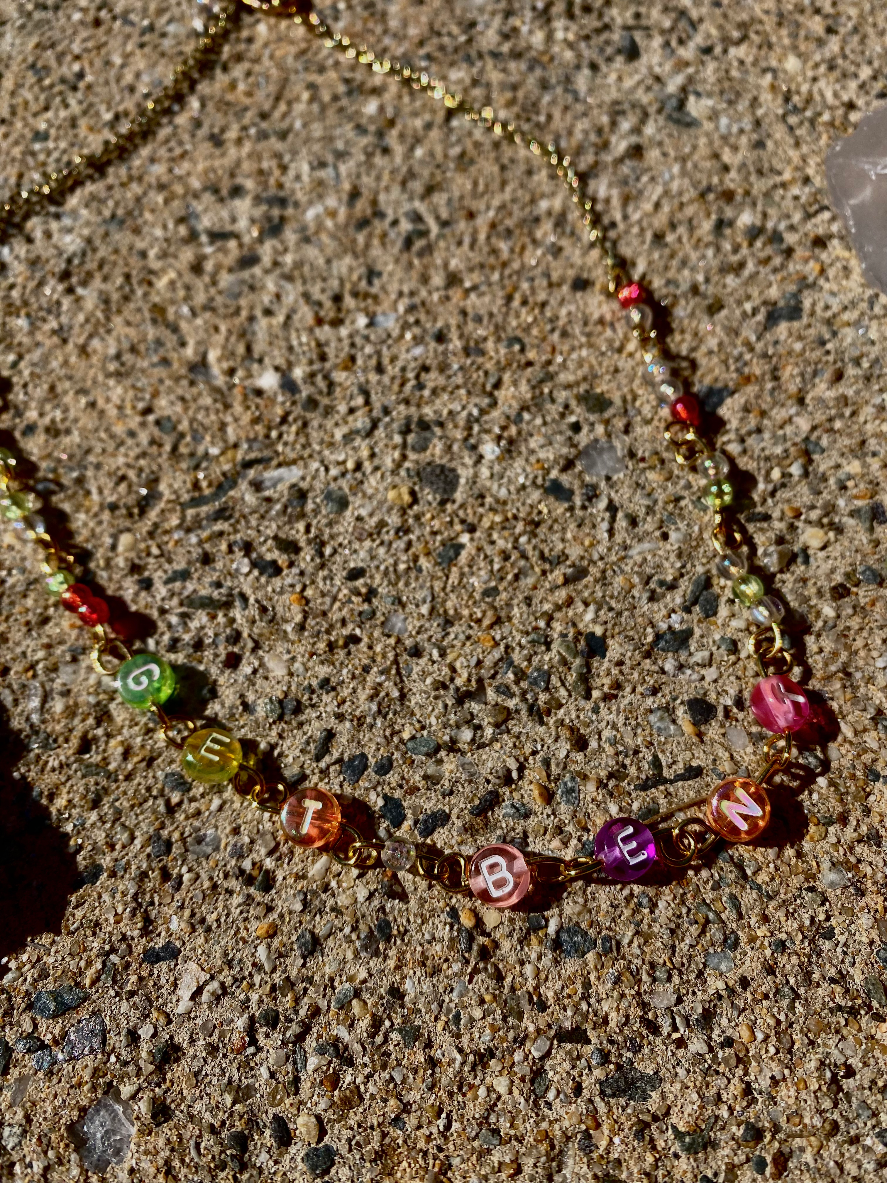 Uncharming Necklace “GET BENT”