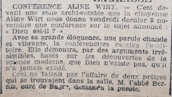 Histoire(s) de la laïcité dans l'Aude : 1905