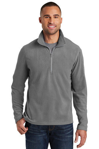 Thumbnail: Medical Microfleece Quarter Zip Customized Front View