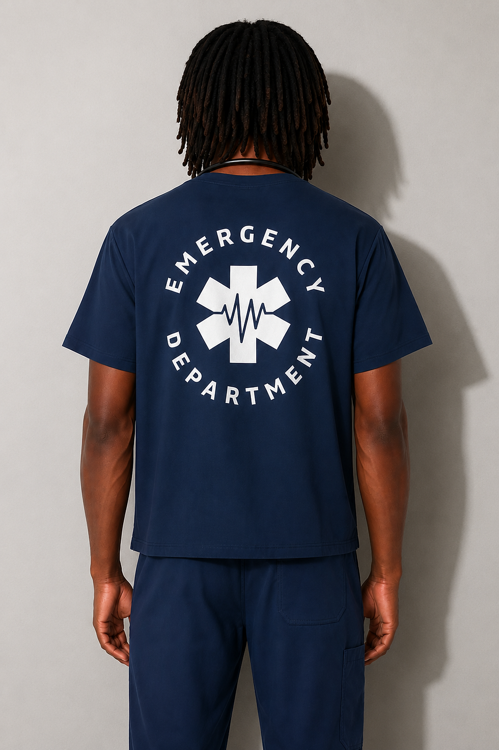 Thumbnail: Nurse front view wearing a boxy tshirt