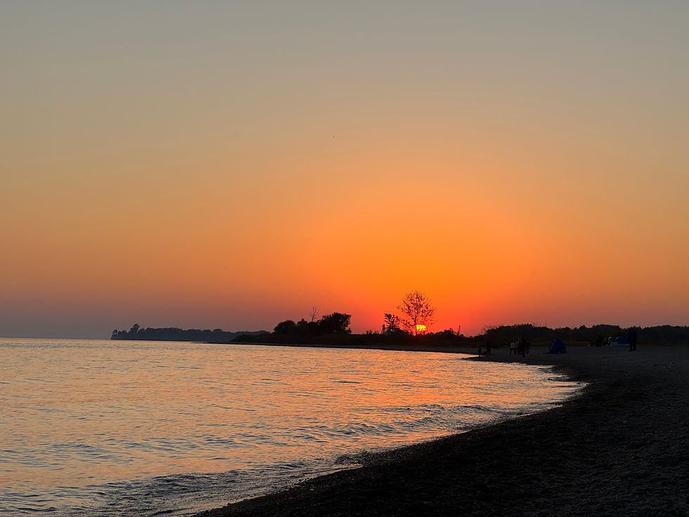 Sunset at Darlington Beach