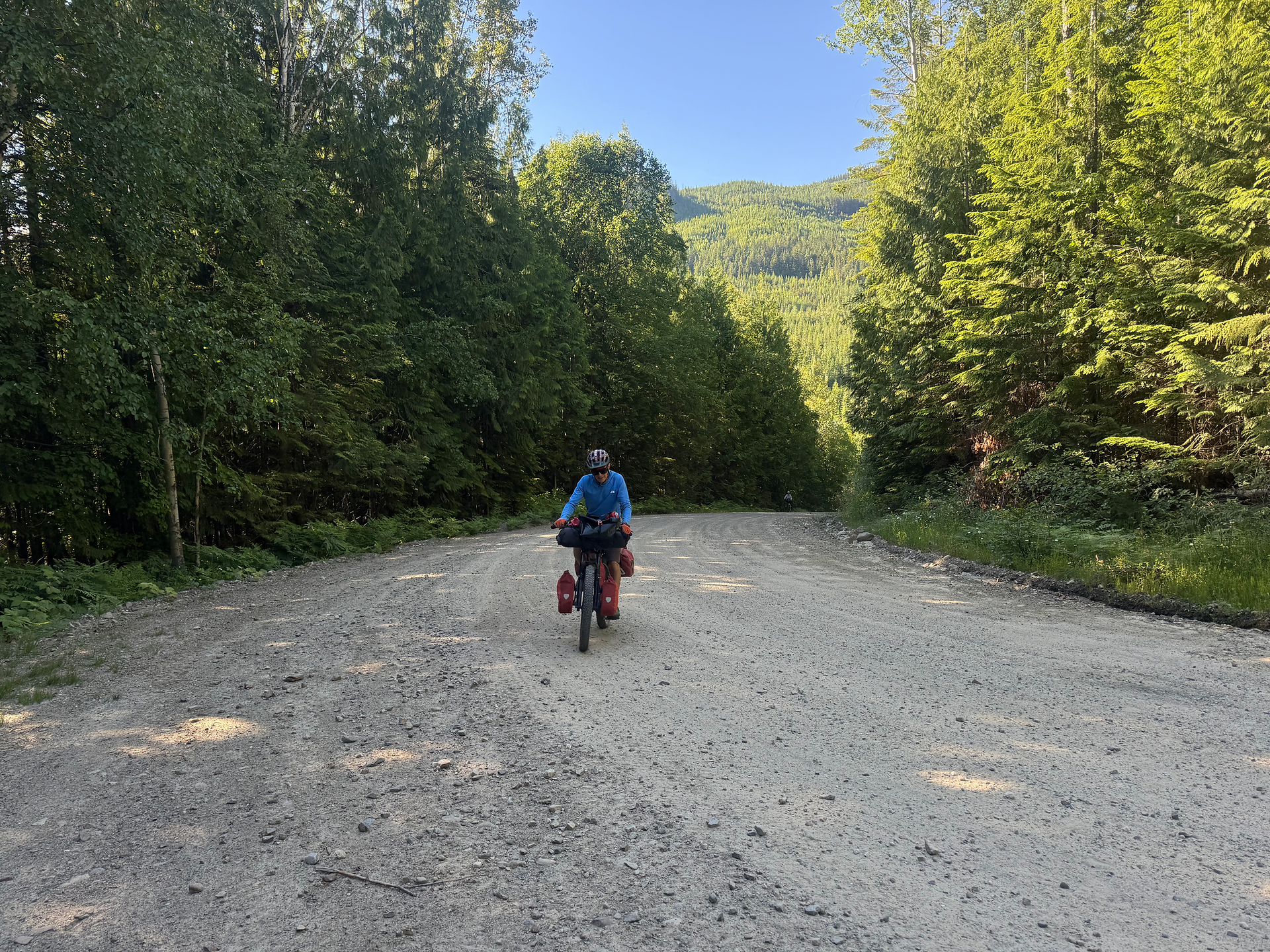 Hard climb to start the day, glad we started early.