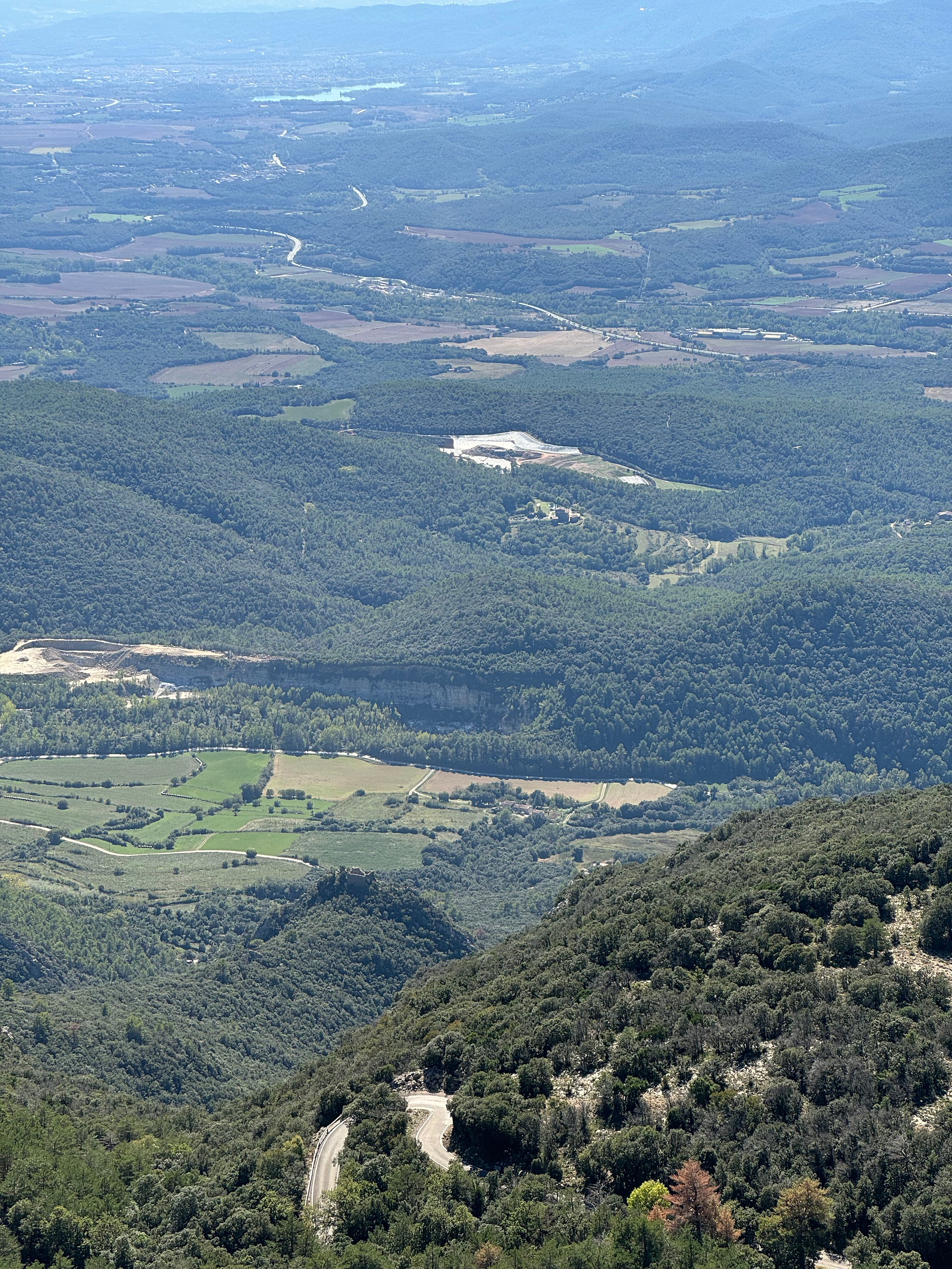 You can see the switchbacks below.