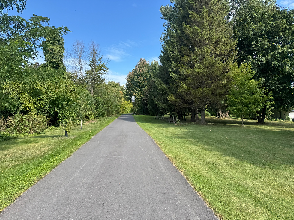 Awesome bike path all the way to Montreal
