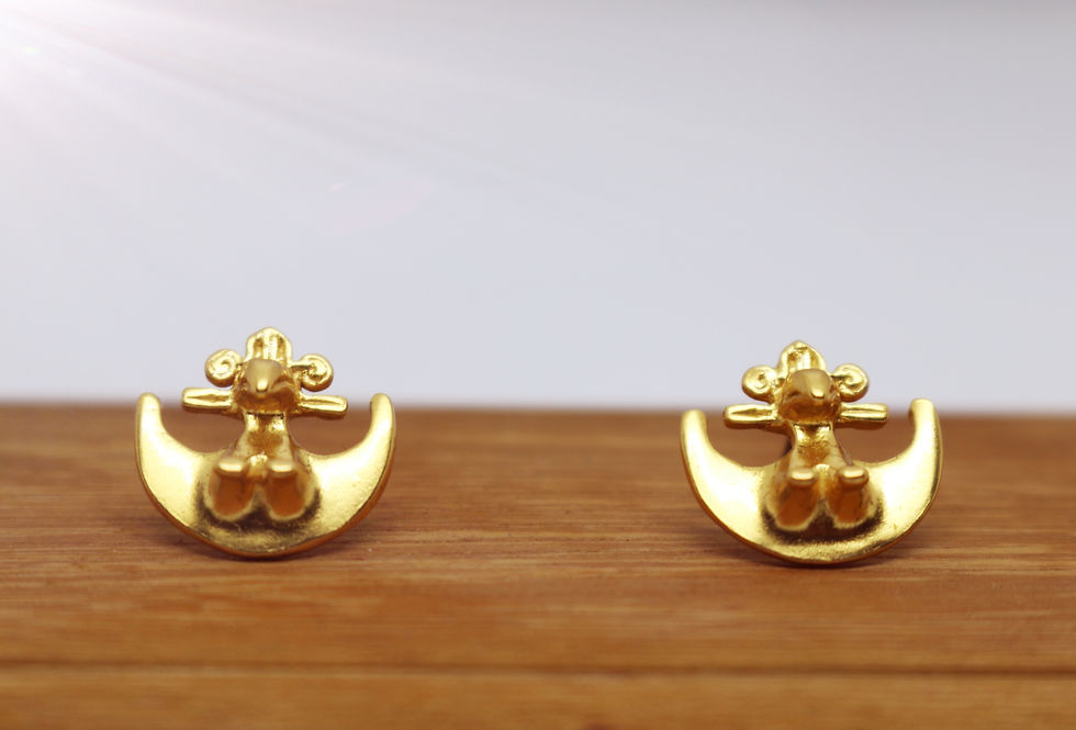 Miniature : Vol de l'Oiseau  / Clous Or Tairona