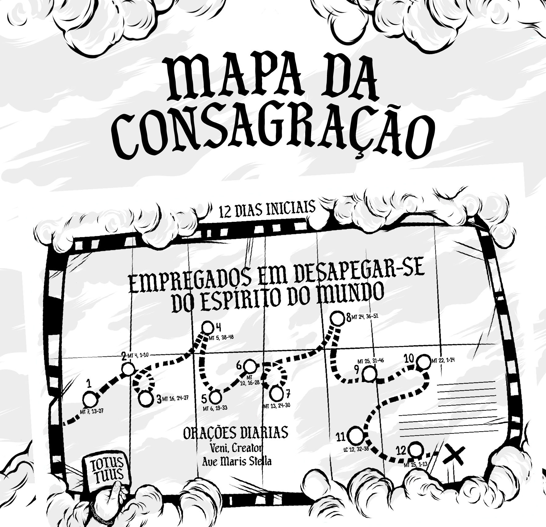 Mapa da Consagração - Tratado da Verdadeira Devoção