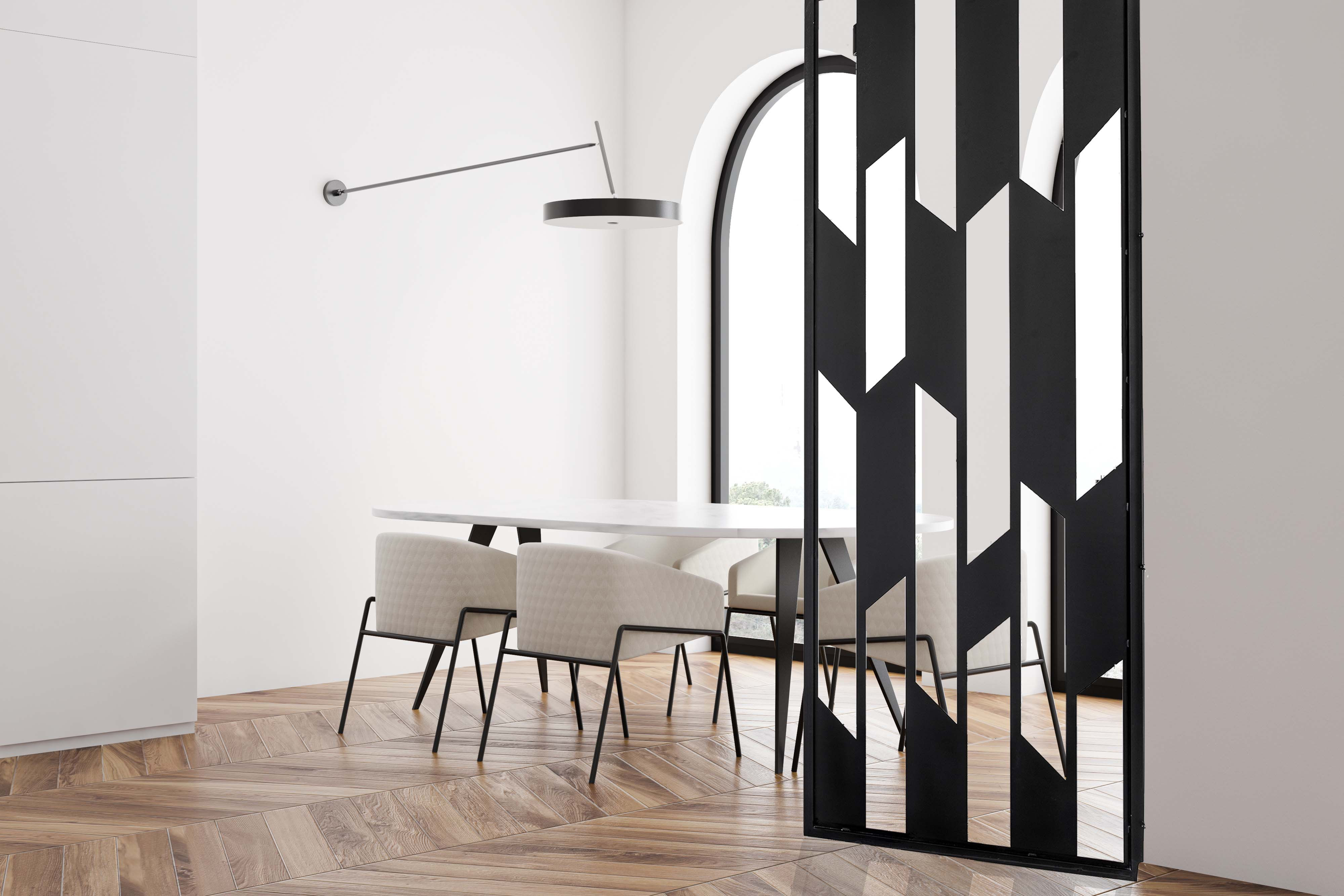 מחיצת משרביה קווים מתכת