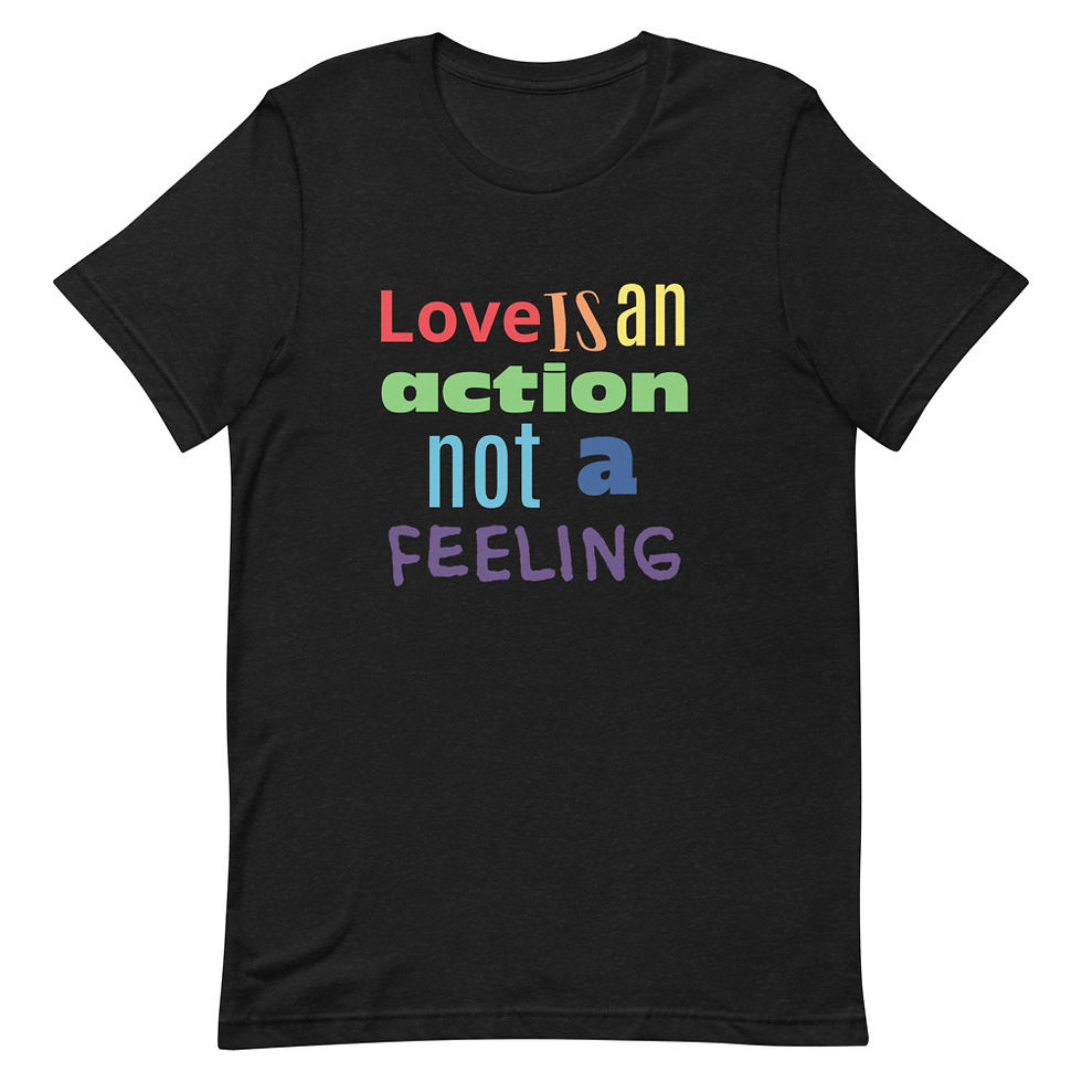 Thumbnail: What is love graphic T-Shirt, rainbow