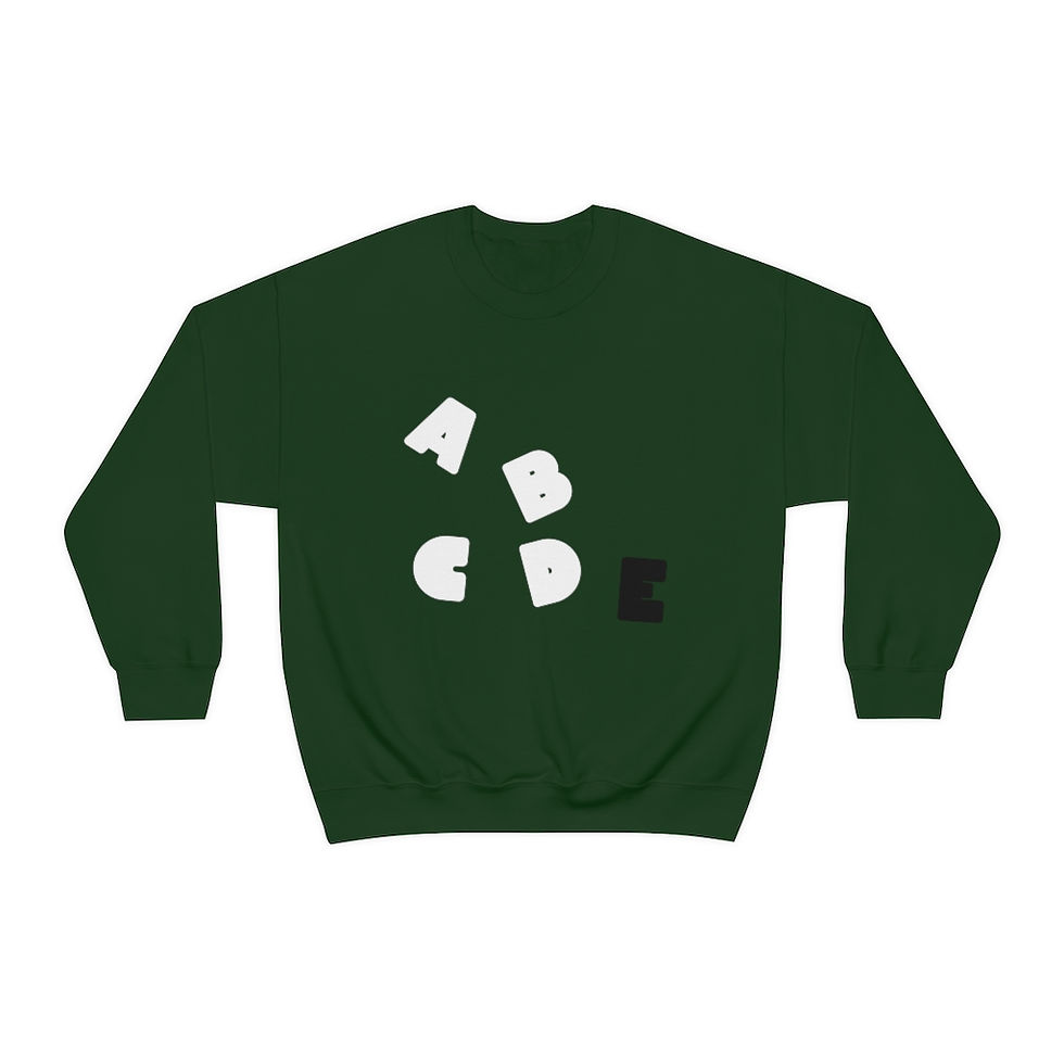 Thumbnail: Alphabet Crewneck Sweatshirt