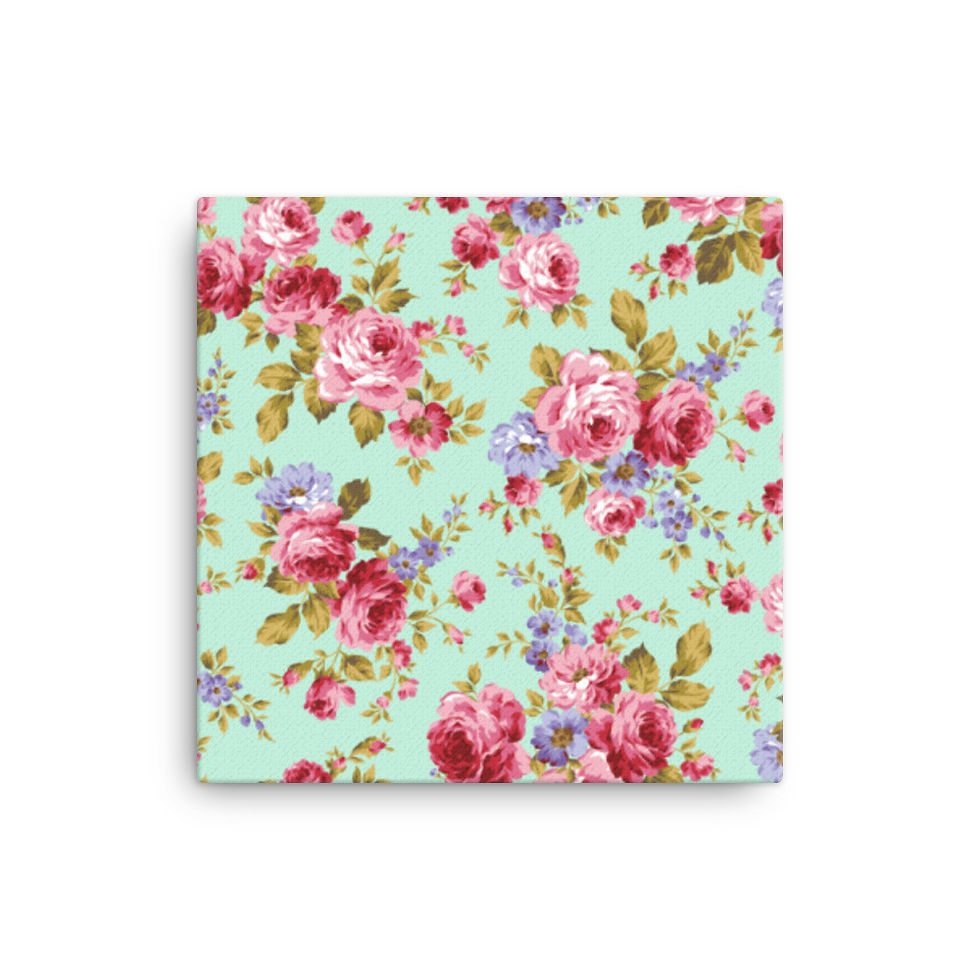 Thumbnail: Floral Wall Art Canvas