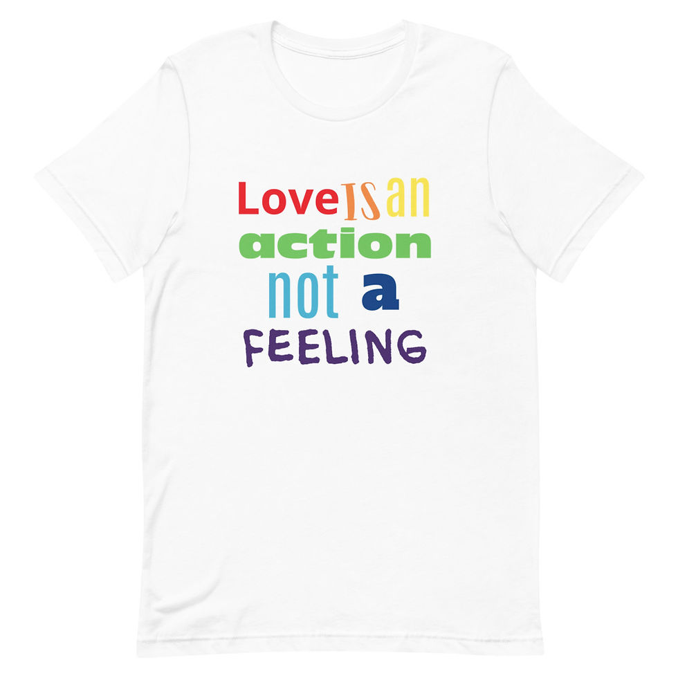 Thumbnail: What is love graphic T-Shirt, rainbow