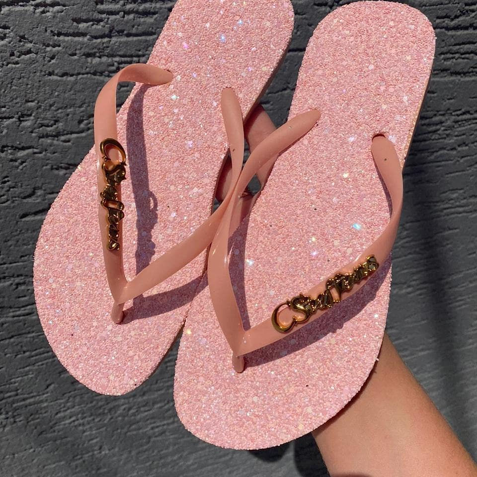 Miniatura: Chinelas com Gliter