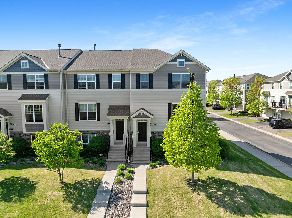 "Beautiful Minnesota townhouse captured by Cineminn Media — professional real estate photography Minnesota agents trust for bright, crisp exterior shots that attract buyers."