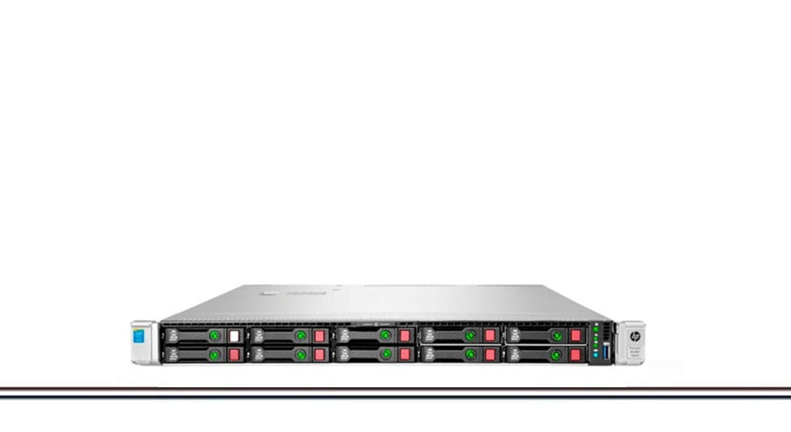 Servidor HP ProLiant DL360p Gen8, Intel Xeon 2x E5-2680, RAM 64GB, DD 6x300GB