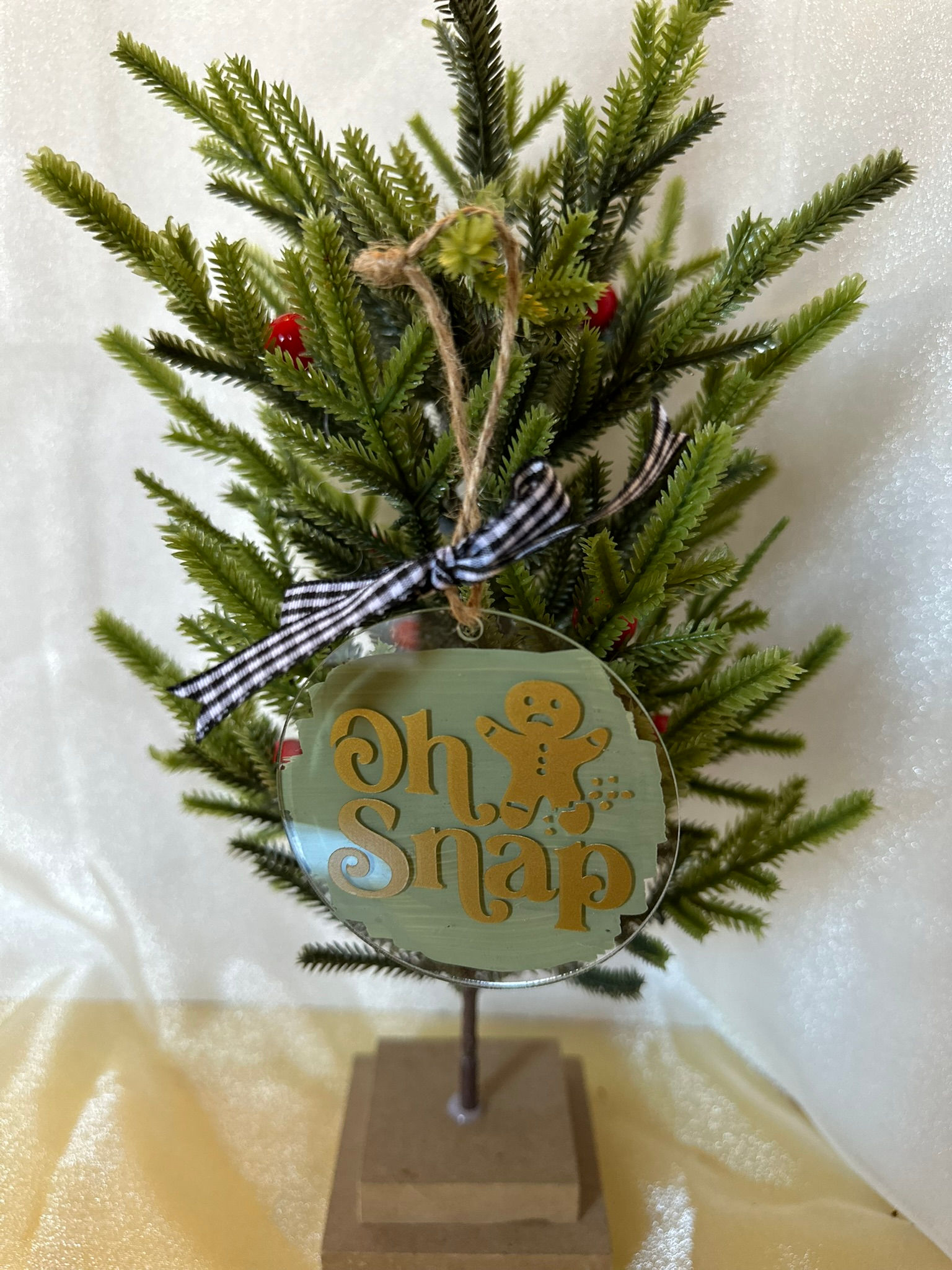 Oh Snap Acrylic Ornament