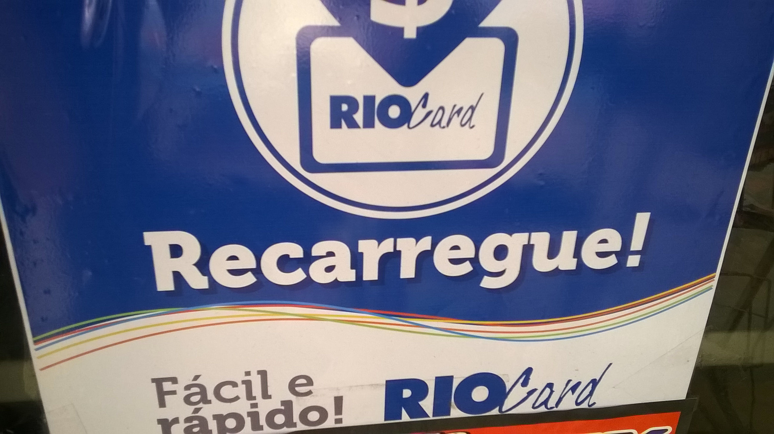 CARREGA RIO CARD, BILHETE UNICO