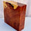 Thumbnail: Amboyna Burl Wood Pen Blanks Knife Scales Turning Block 6 1/4" x 6 1/8" x 2"
