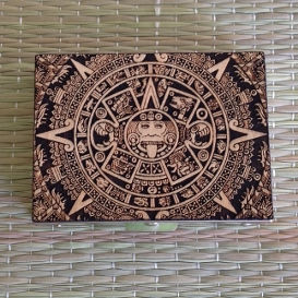 Thumbnail: Rectangular Pill Box - Exotic Woods