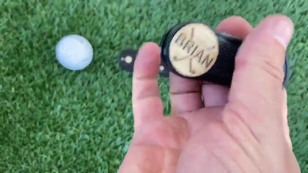 Thumbnail: pitchfix custom engraved divot tool personalized wood golf ball marker