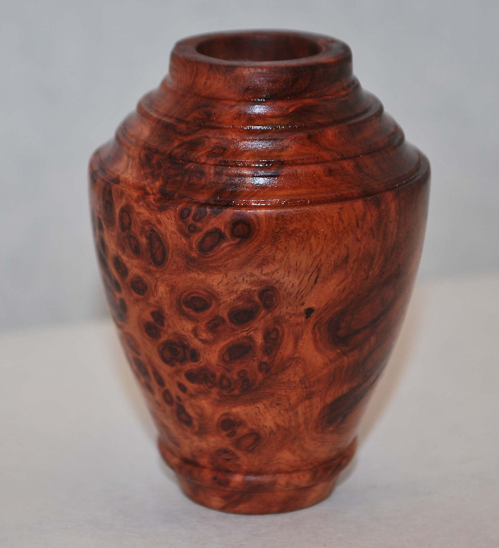 Thumbnail: amboyna burl wood vase tappered vase box pen wine stopper toothpick wood holder
