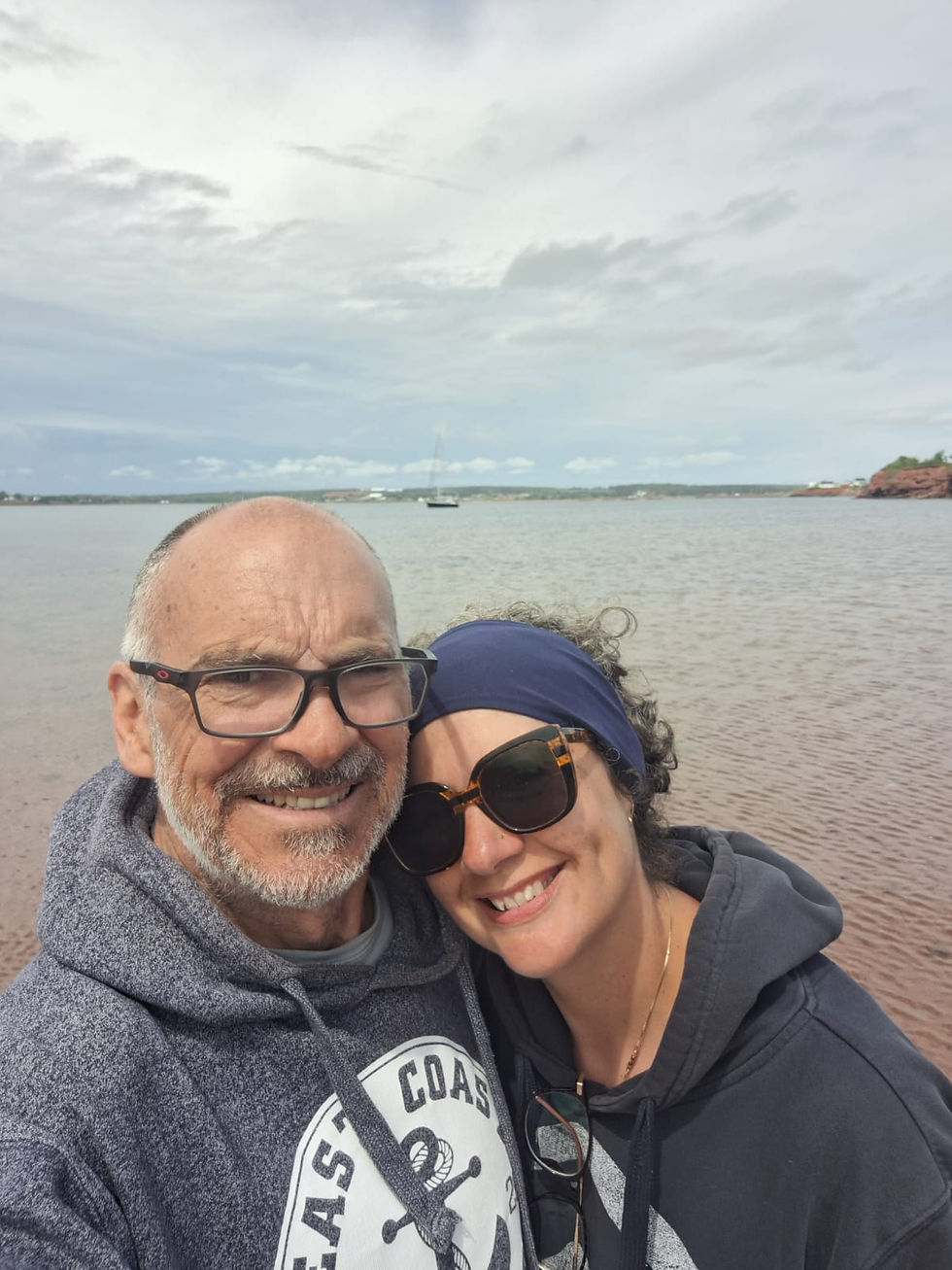 Last week on the beaches of the Magdelen Islands, Quebec