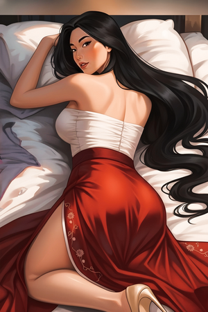 Elegant Anime Girl Wallpaper