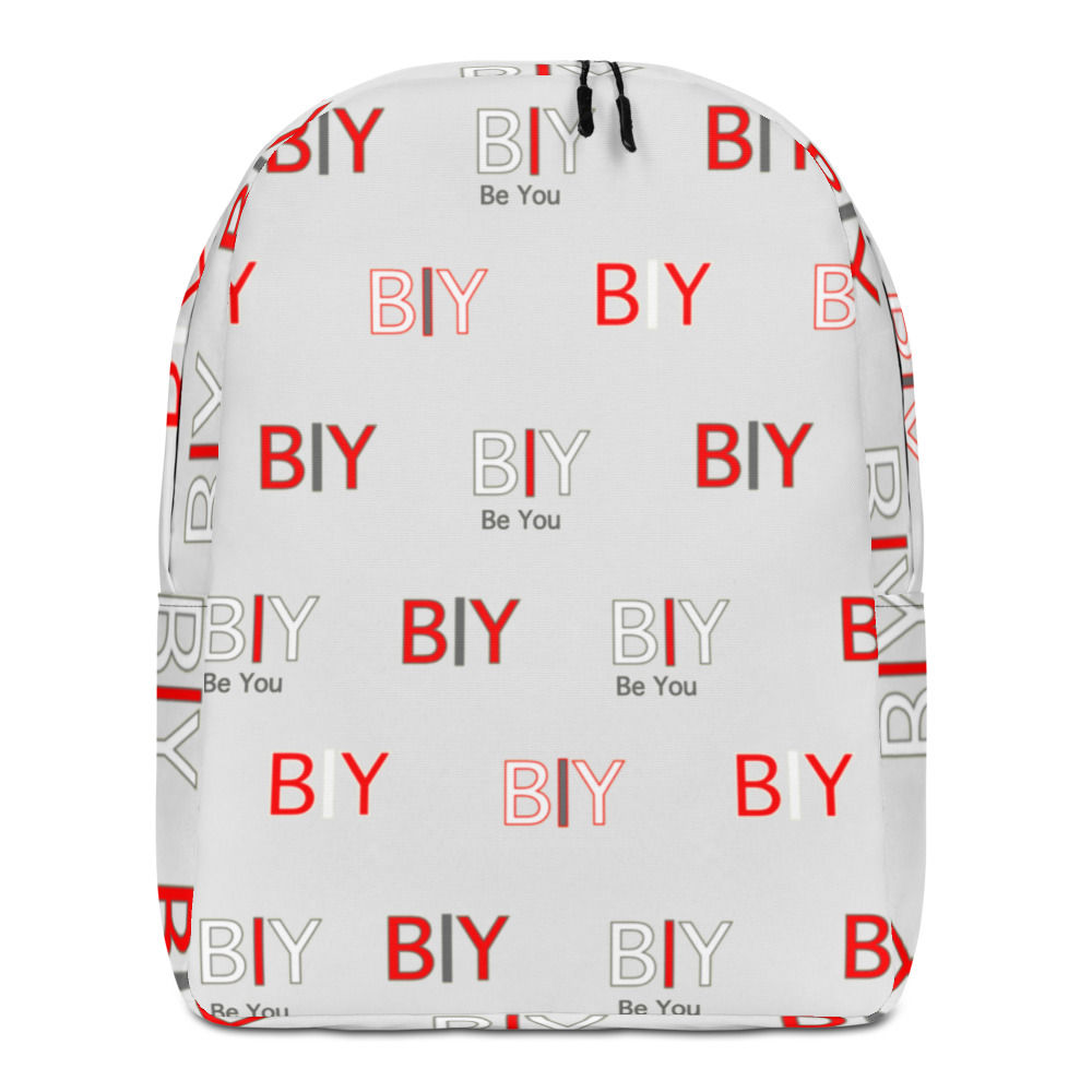 White Monogram Backpack