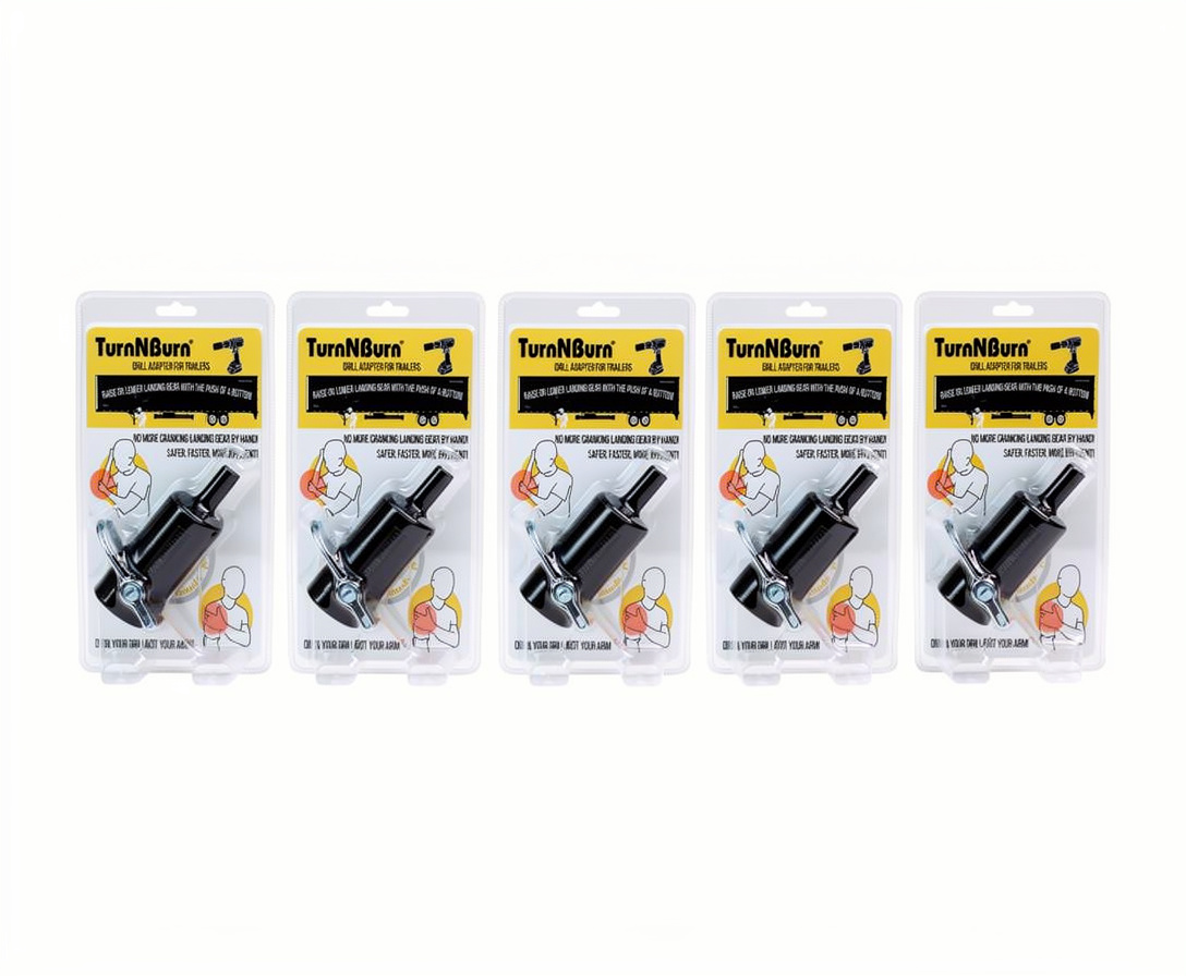 TurnNBurn Glossy Pro landing gear drill adapter 5 pack