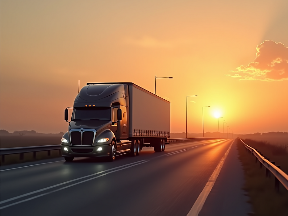 A-futuristic-semi-truck-driving-on-a-highway-with-a-sunrise-in-the-background..png
