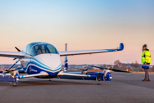 Boeing's prototype autonomous air taxi. (Photo: Boeing)