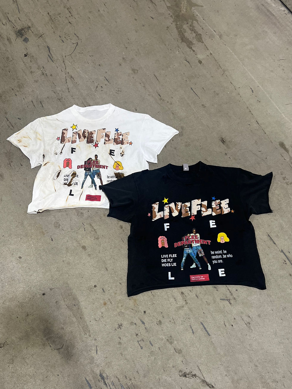 Thumbnail: Distressed " F E E L" T-Shirt