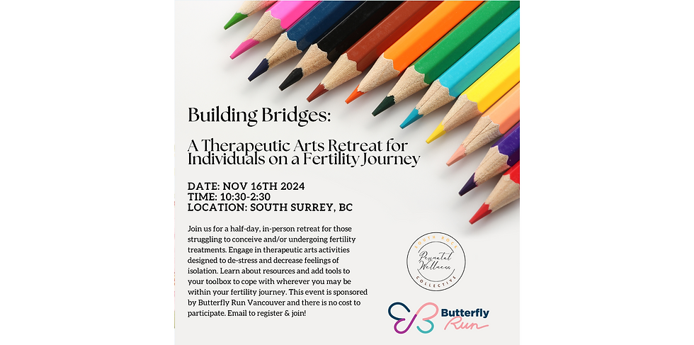 SURREY - Building Bridges: A Therapeutic Arts Retreat for Individuals on a Fertility Journey