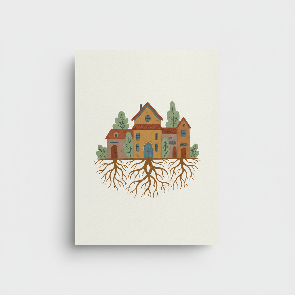 House Roots Print