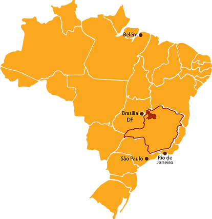 map of brazil