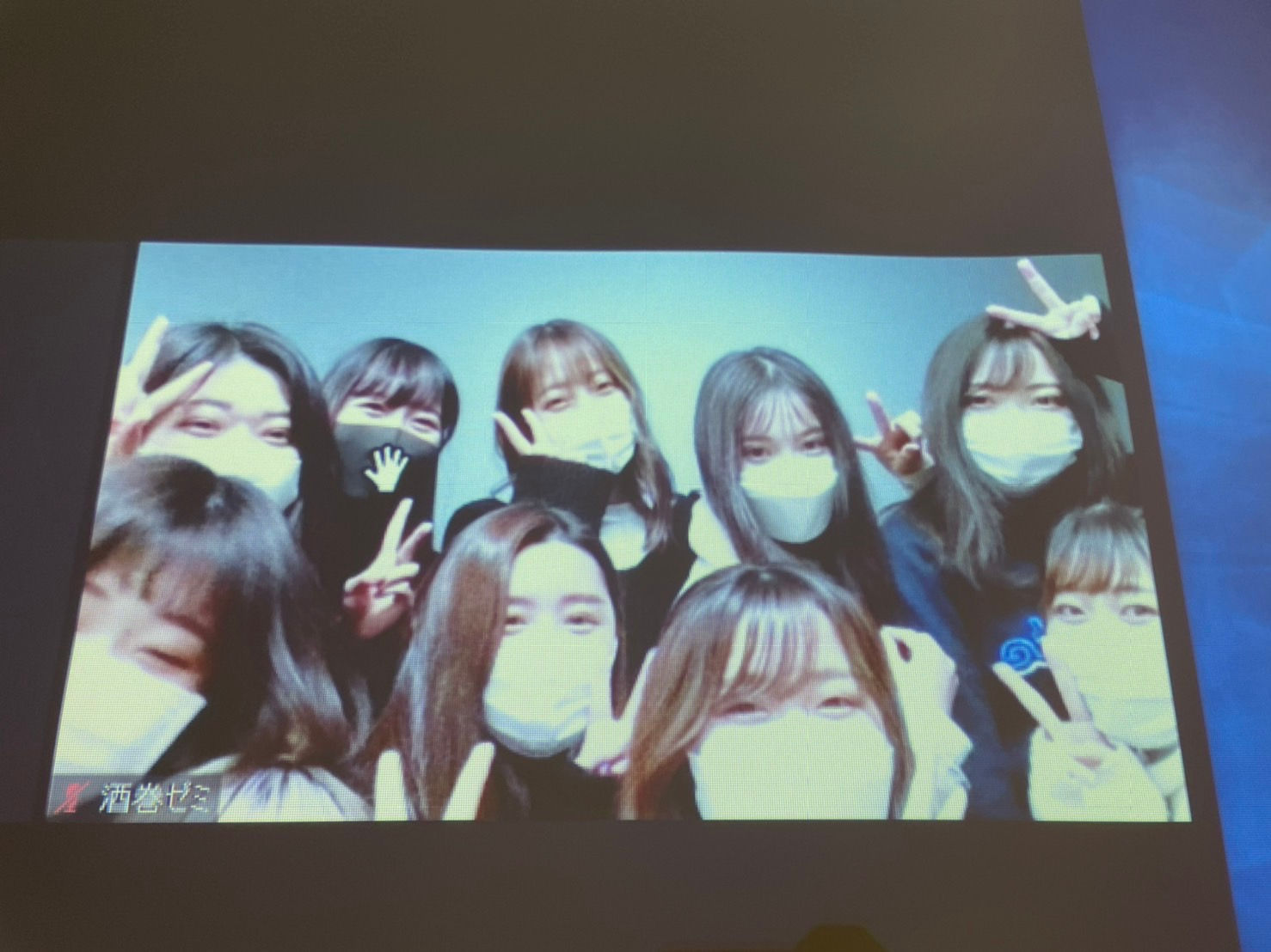 ゼミ入室試験で登校しました