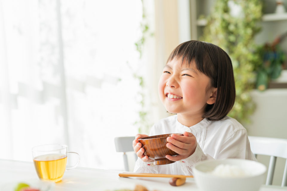 子供　笑顔