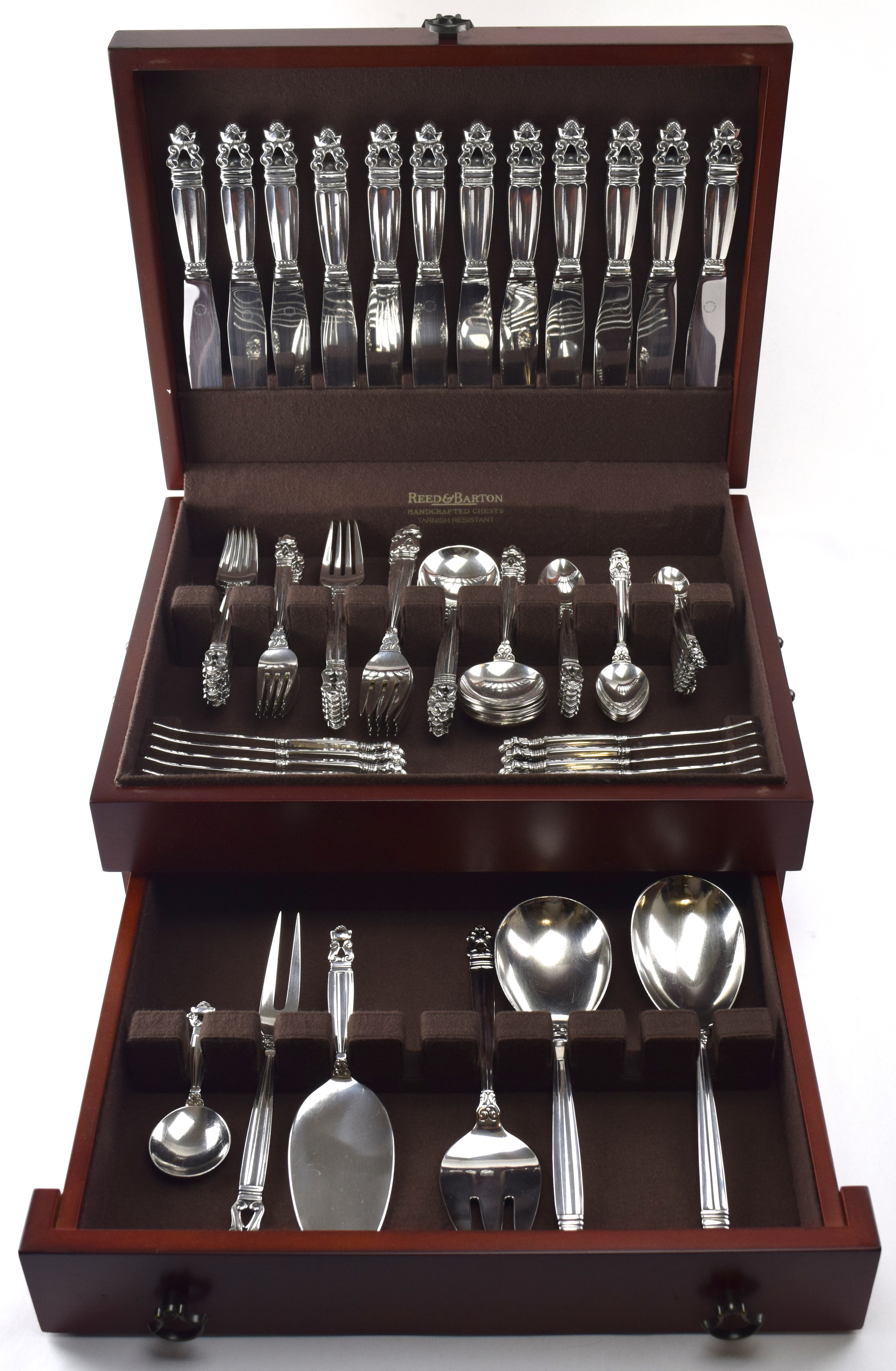 Georg Jensen Acorn Pattern Flatware Set