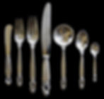Georg Jensen sterling silver flatware set