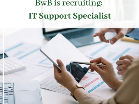BwB is hiring: IT Support Specialist (Delhi-based individual preferred)