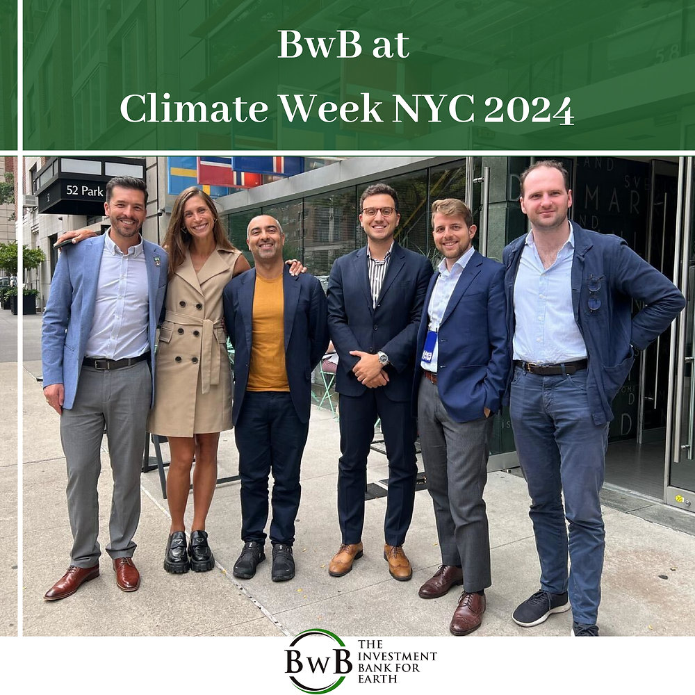 Reflections from Climate Week NYC: Key Takeaways and Emerging Opportunities