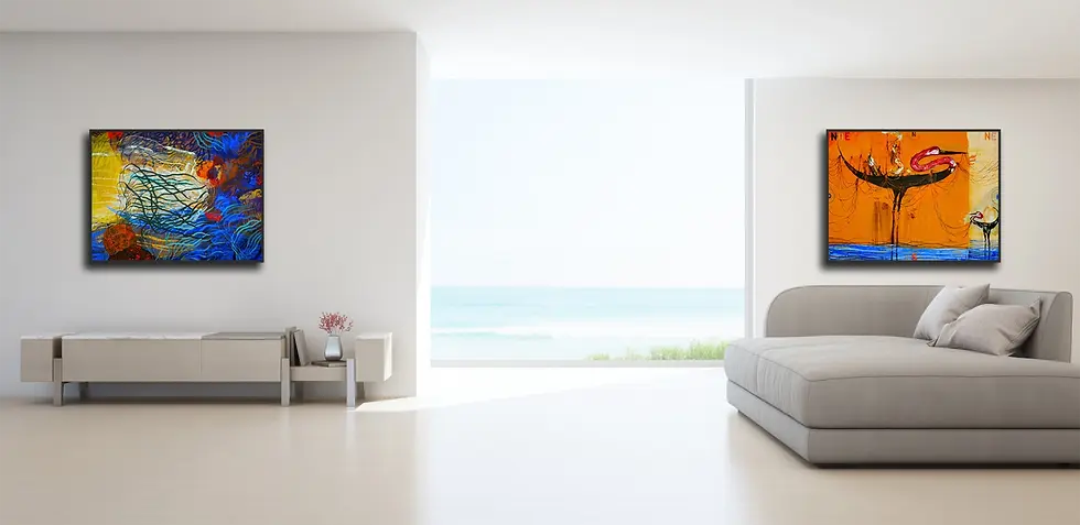 Thumbnail: Salon minimaliste avec vue sur l'océan, mobilier moderne, lumière naturelle et détails