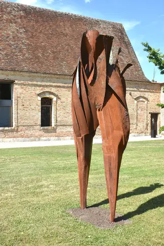 sculpture monumentale metal de julien allegre