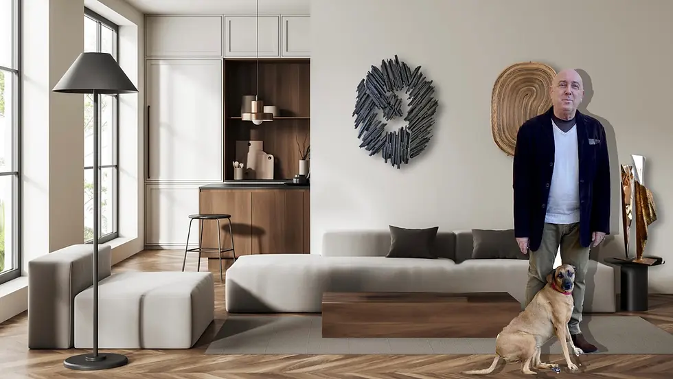 portrait of Bernard Mourier, gallery owner