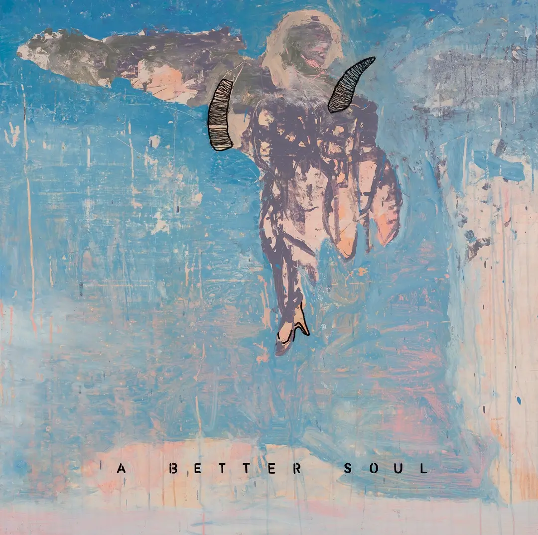 L'art abstrait avec le texte "A Better Soul" dans un style artistique.
