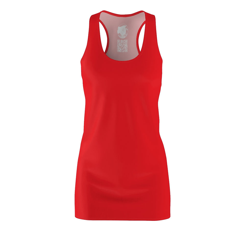 Thumbnail: JOJOKASTEN.DESIGN BRANDED COMFORT MINI RED DRESS