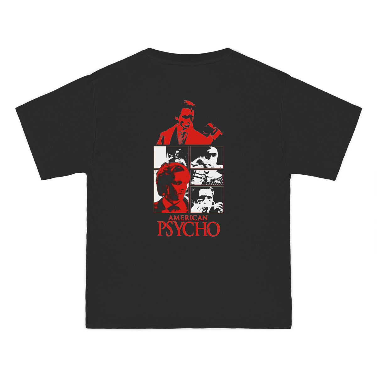 AMERICAN PSYCHO DOUBLE SIDED DESIGN T-SHIRT