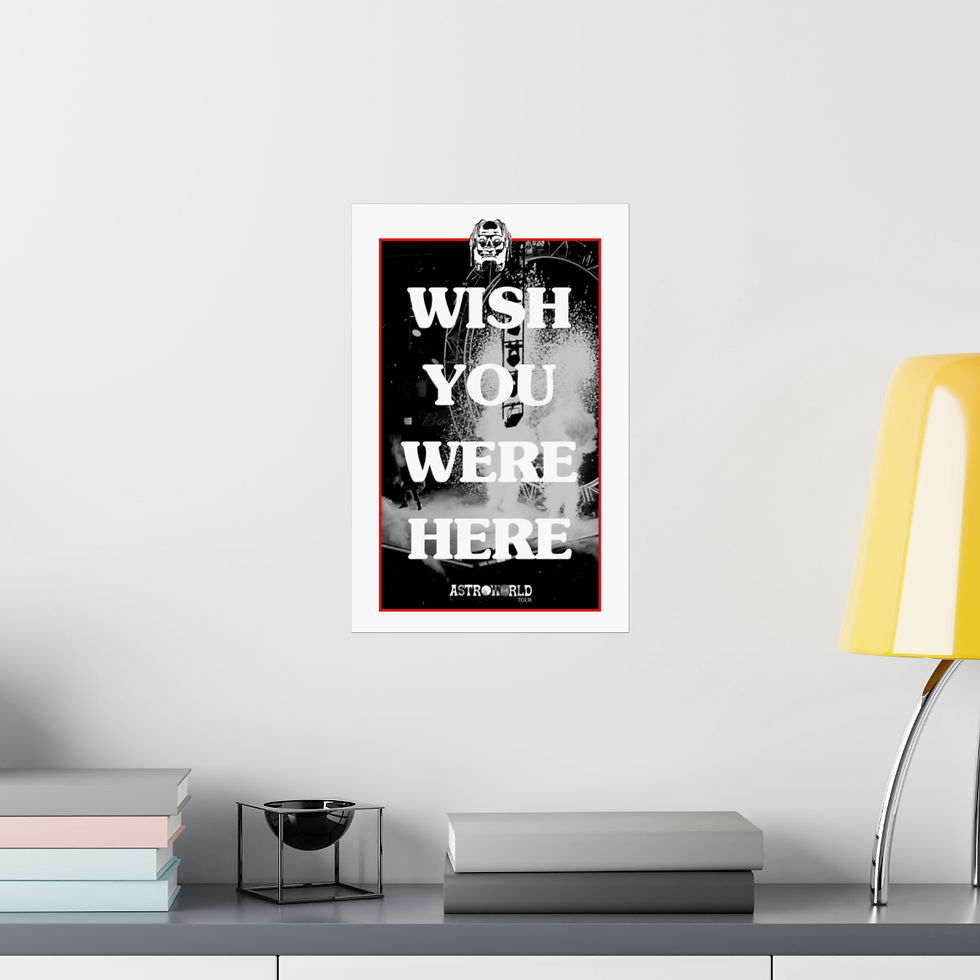 Thumbnail: "WISH YOU WERE HERE" DESIGN POSTER