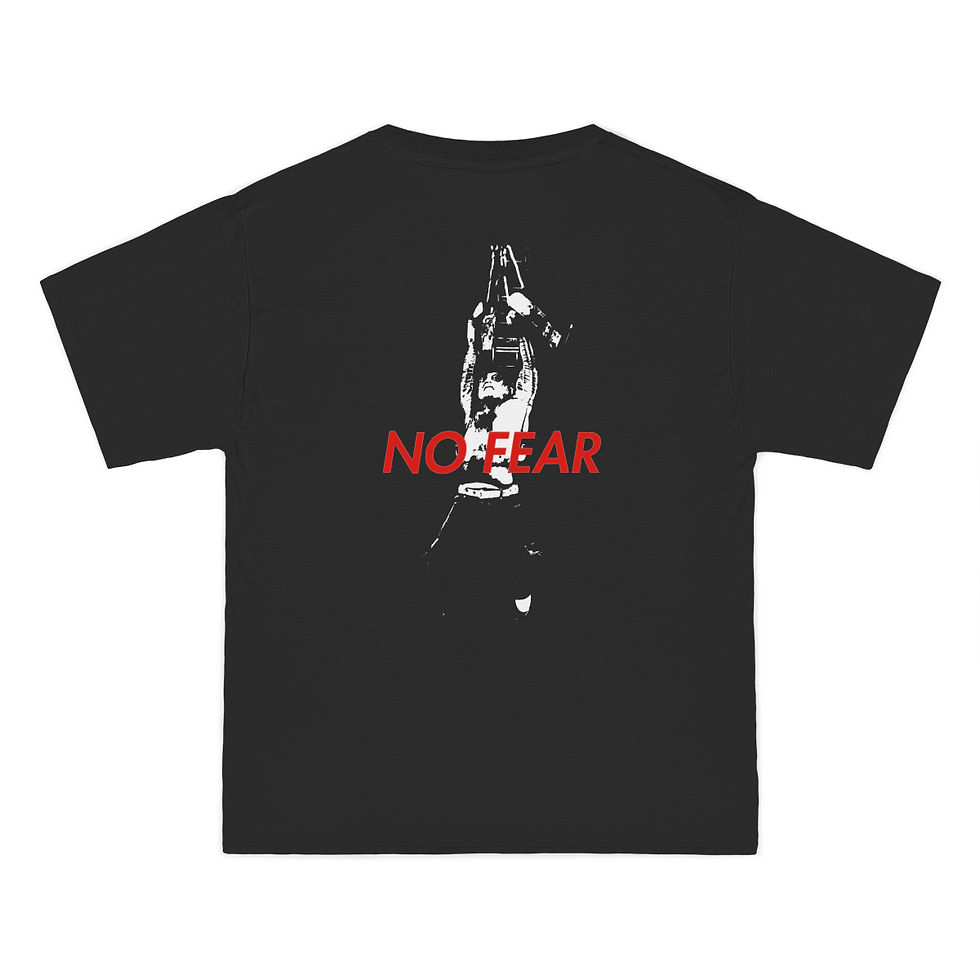 JEFF HARDY: NO FEAR DOUBLE SIDED DESIGN T-SHIRT